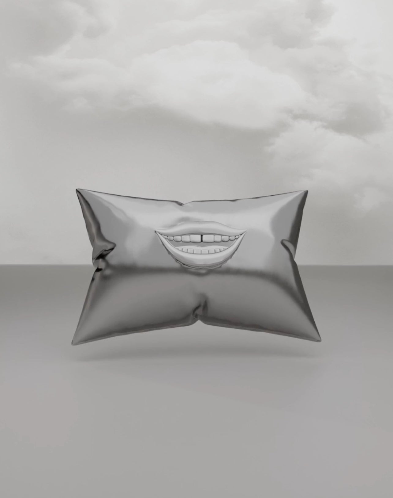 Chrome, Inflatable Purse